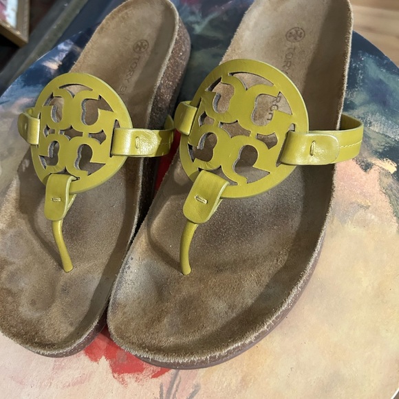 Tory Burch beautiful leather and cork sandals - Picture 5 of 14